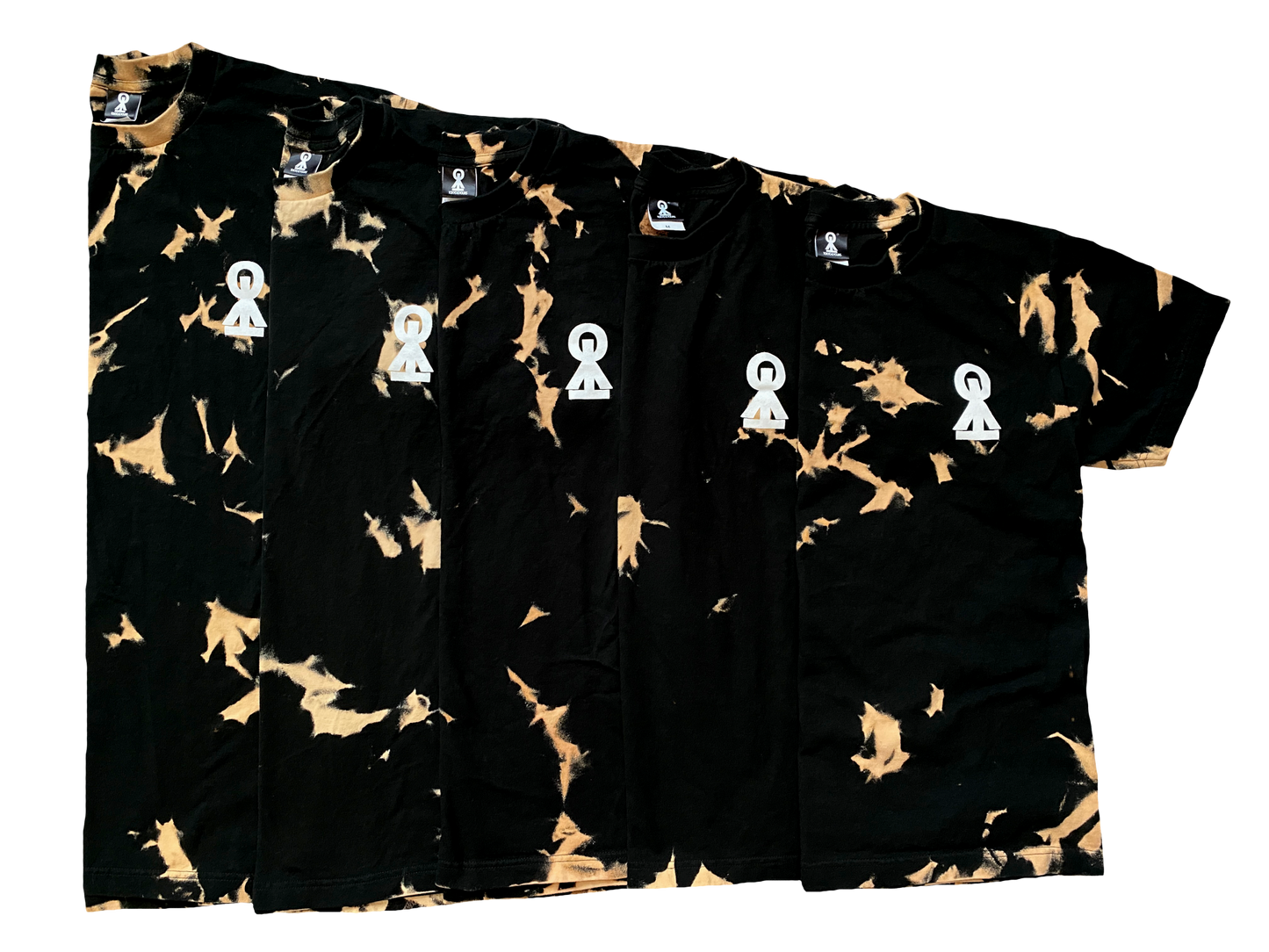 Hand Bleached Logo Tee