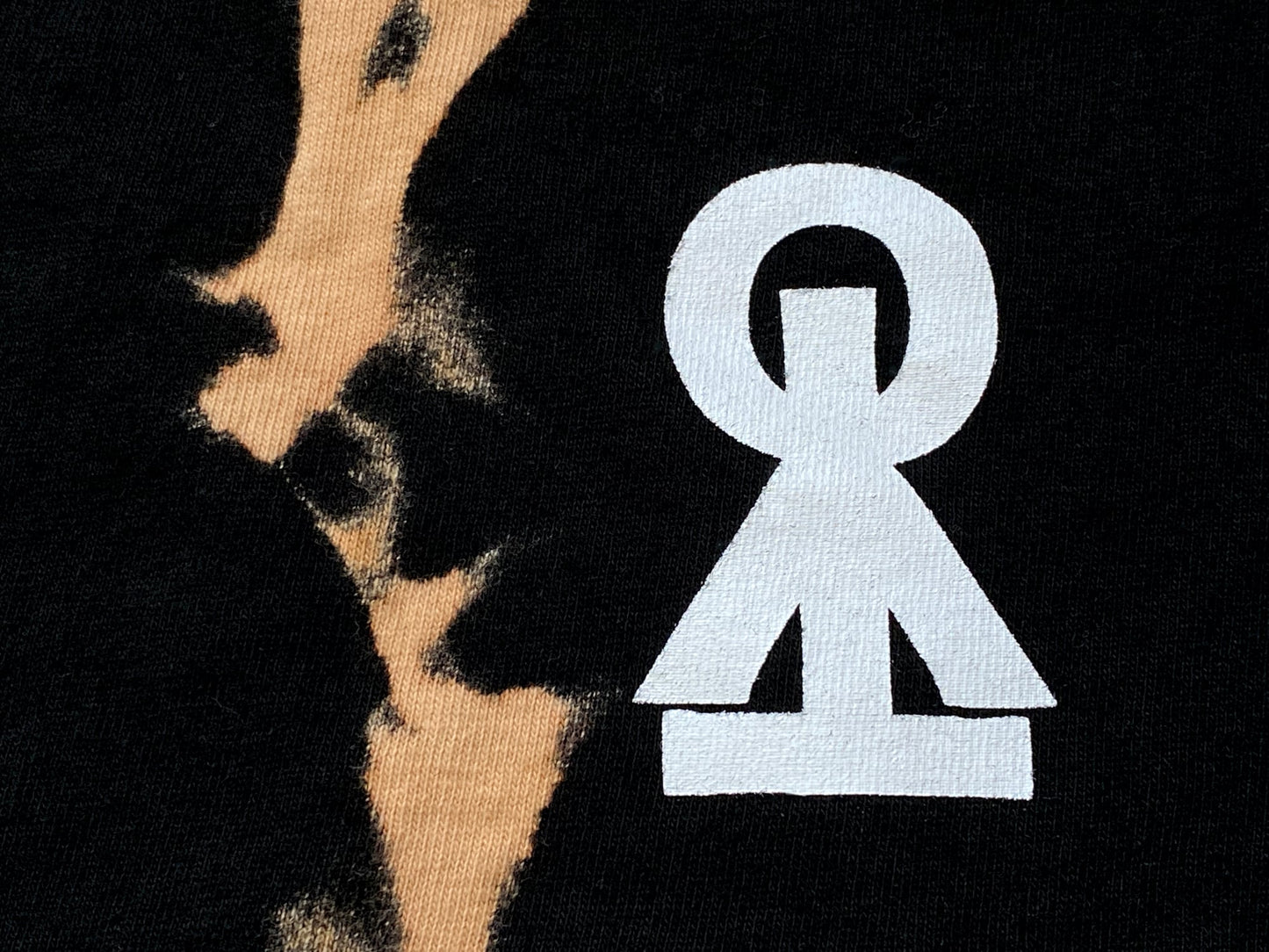 Hand Bleached Logo Tee