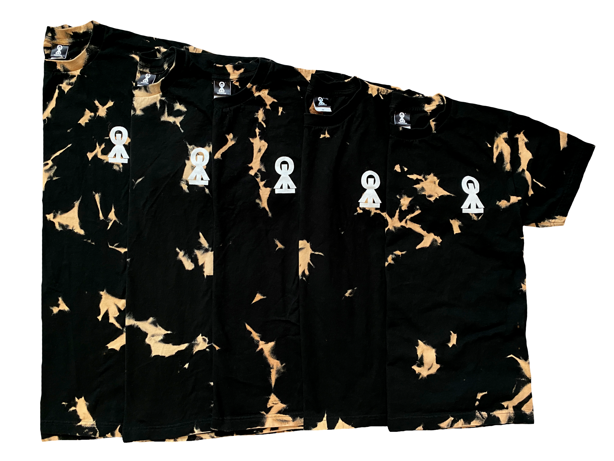 Hand Bleached Logo T-Shirt